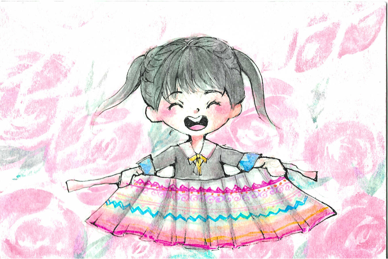 Padee found a skirt!